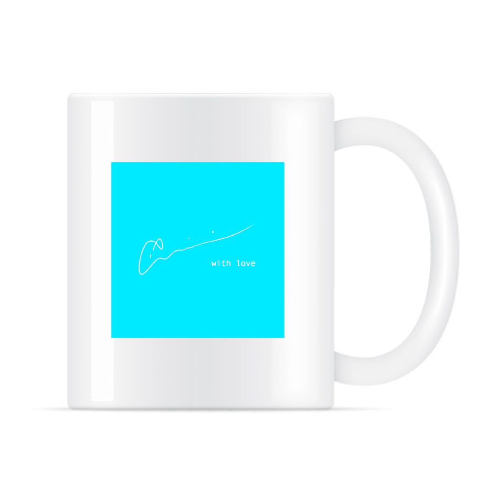 海深シイラ マグカップ「umimi with love」