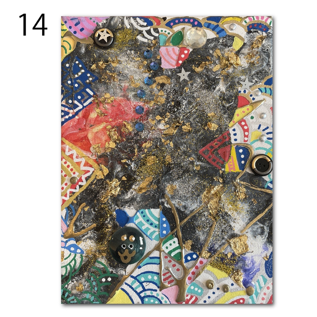 神納セイガ『もちヒューマンたちの宴』個展作品②