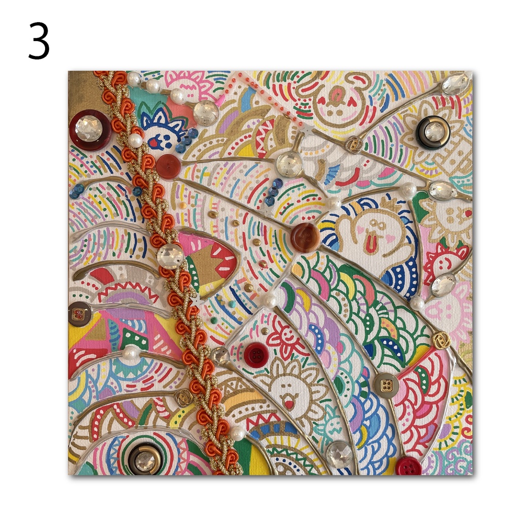 神納セイガ『もちヒューマンたちの宴』個展作品②