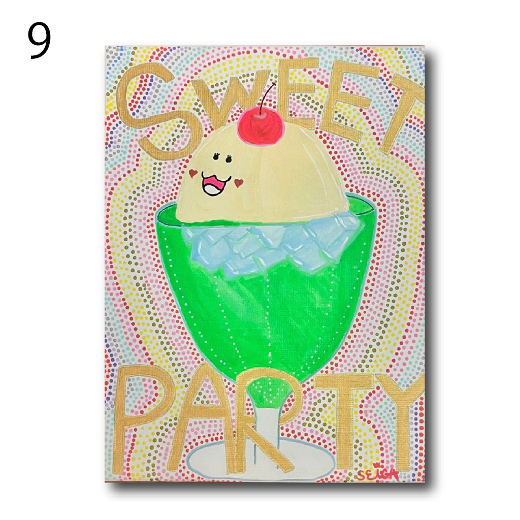 神納セイガ『もちヒューマンたちの宴』個展作品②