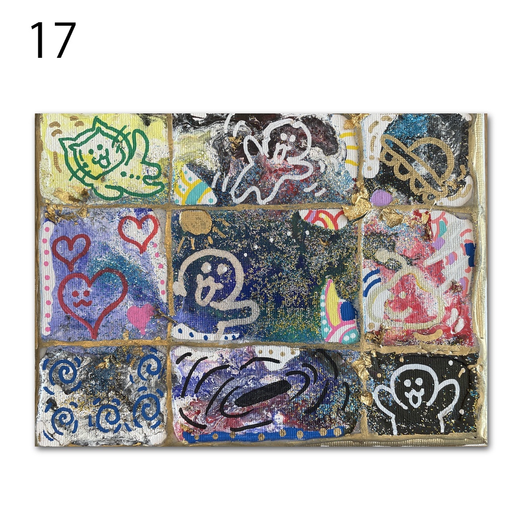 神納セイガ『もちヒューマンたちの宴』個展作品②