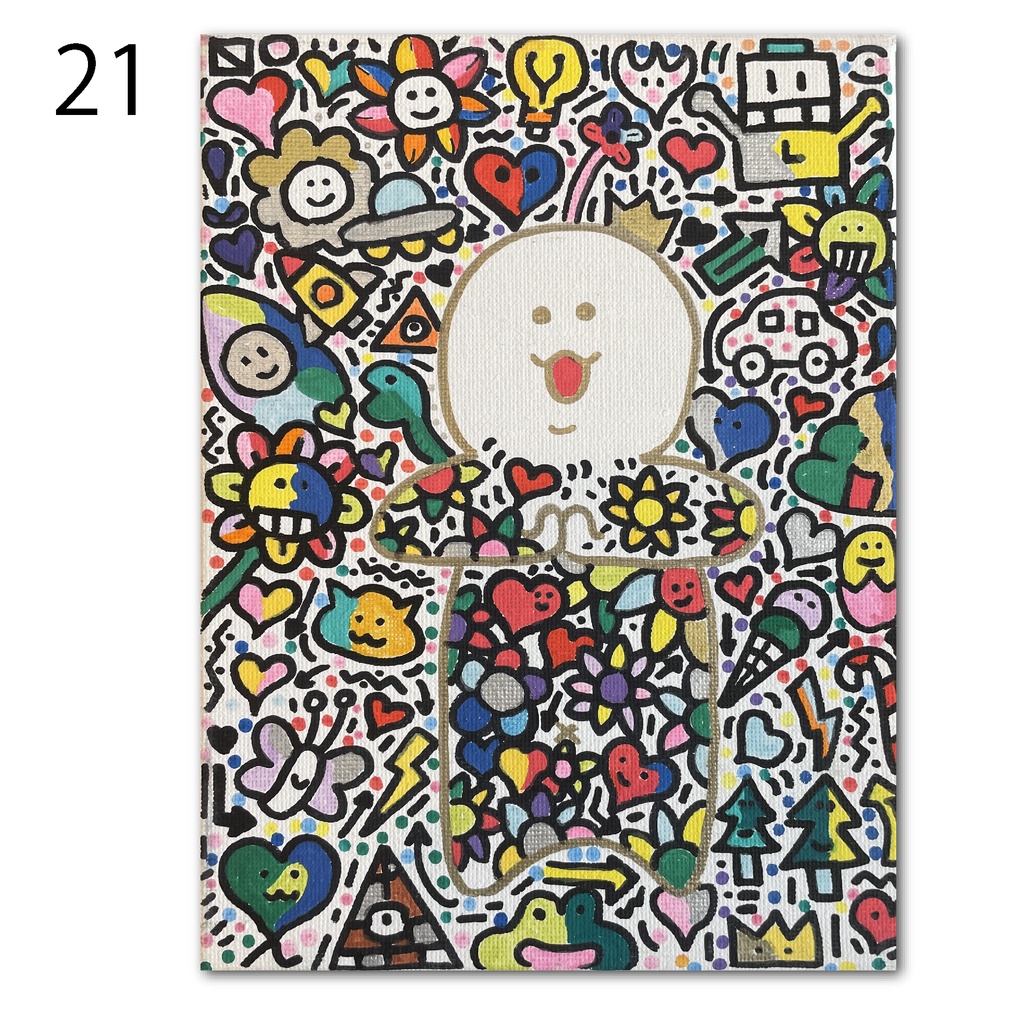 神納セイガ『もちヒューマンたちの宴』個展作品②