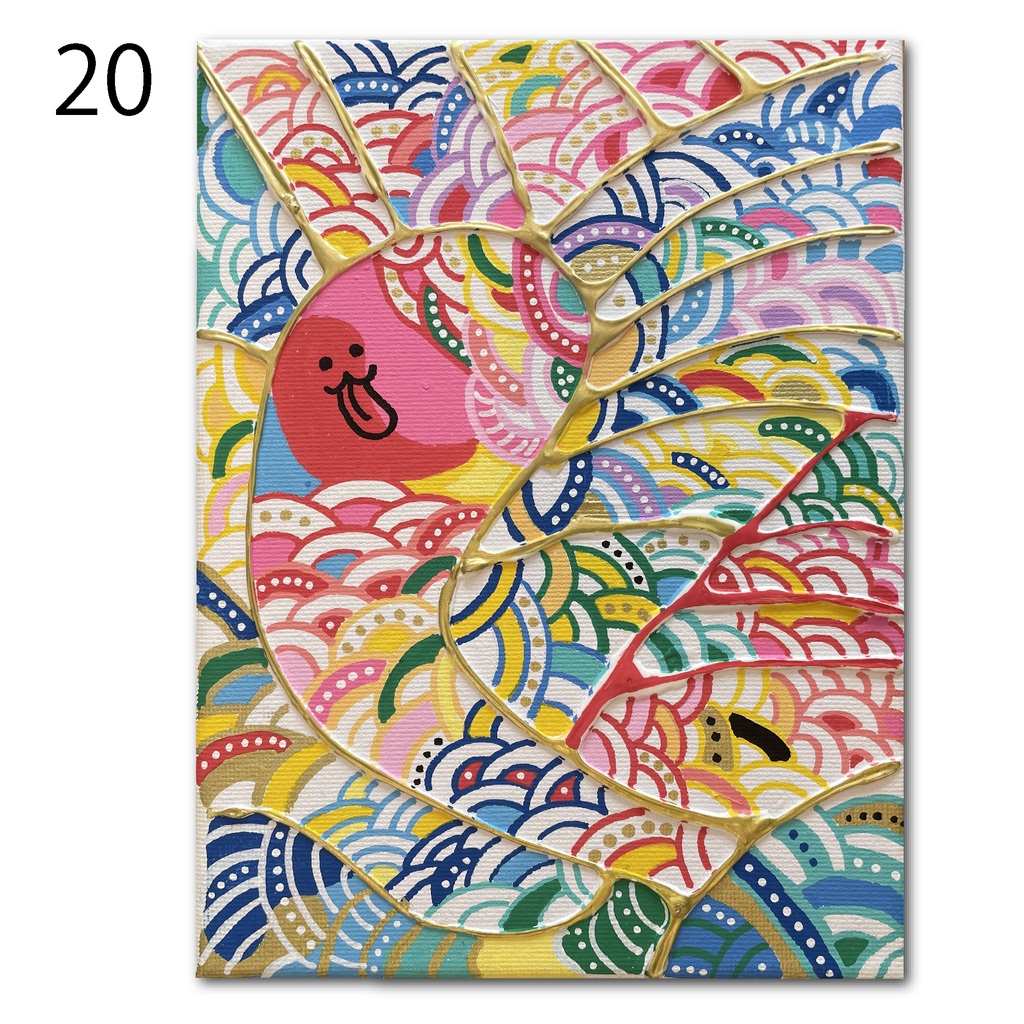 神納セイガ『もちヒューマンたちの宴』個展作品②