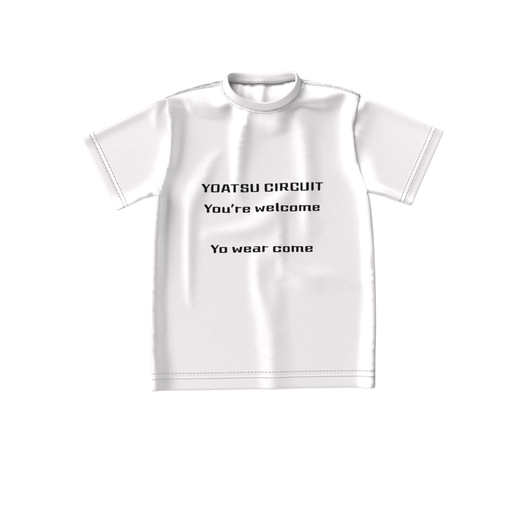 ビッグシルエットTシャツ 余圧 両面プリント