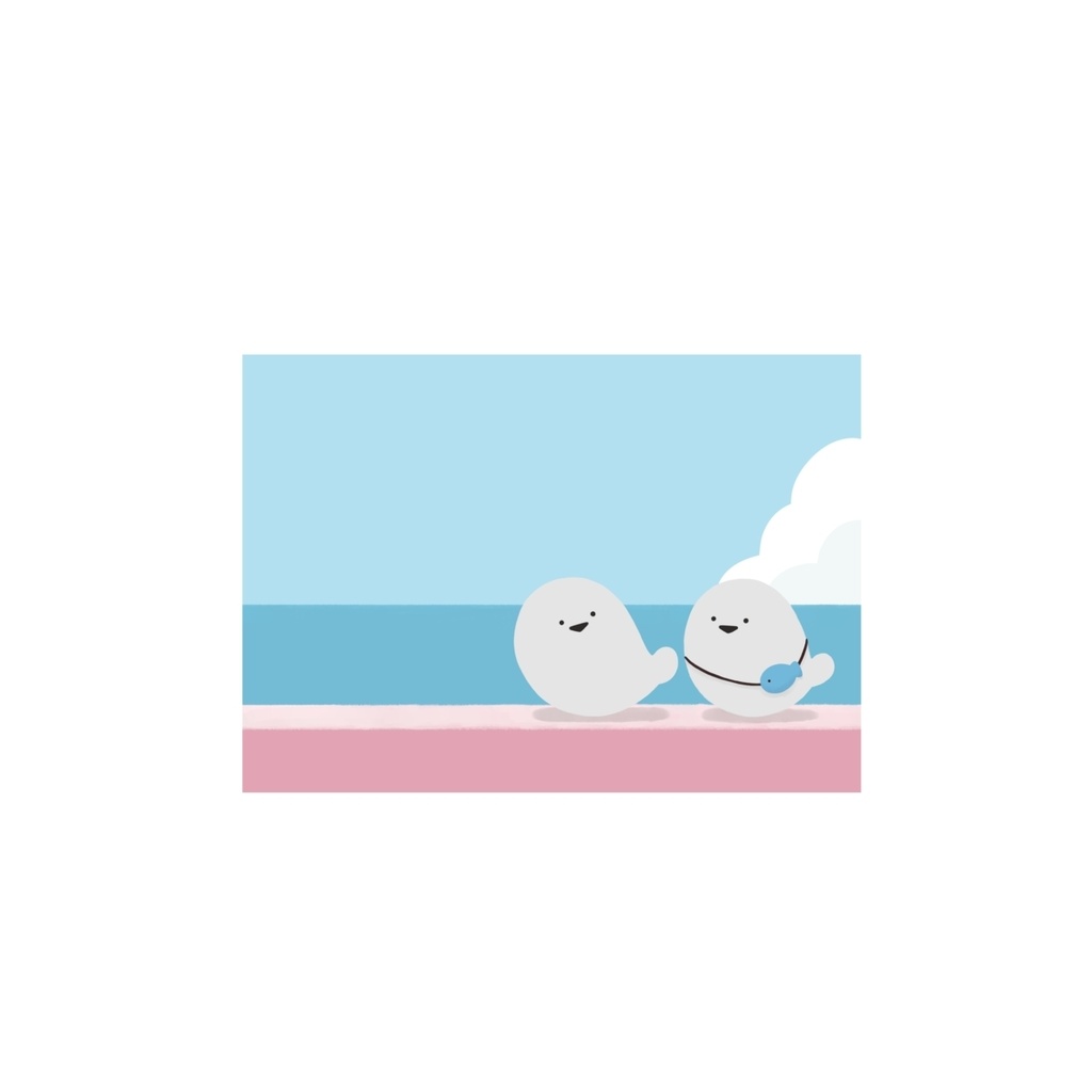 ステッカー（海）