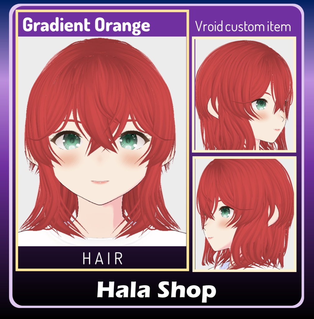 Gradient Orange Hair