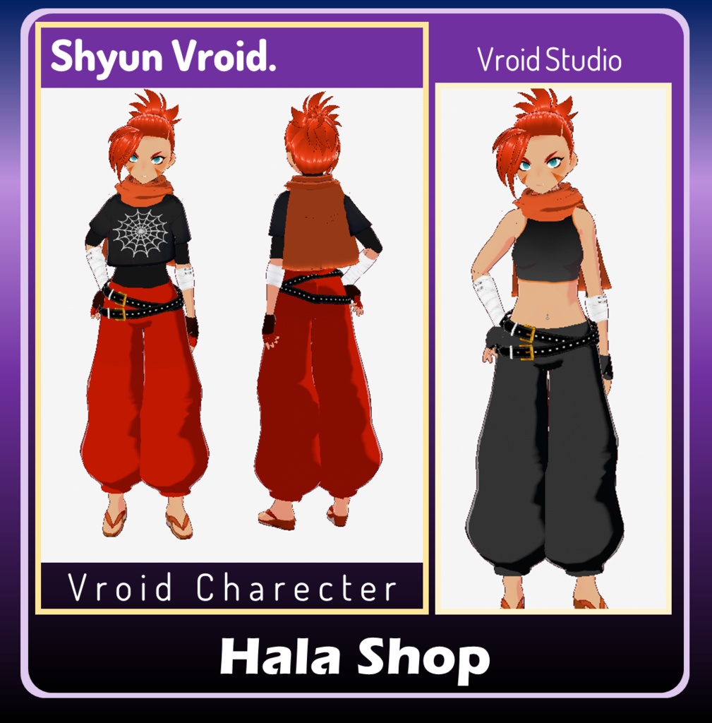 Shyun Character & outfit 