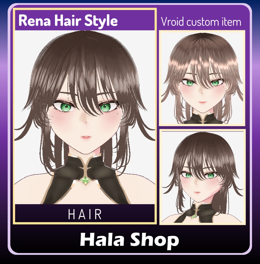 Rena Hair Style (2 Ver.)