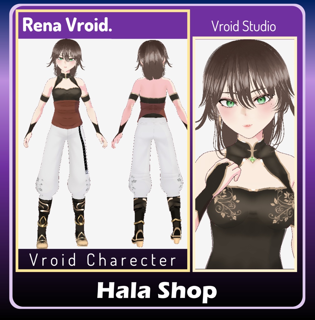 Rena Character & 2 Outfits