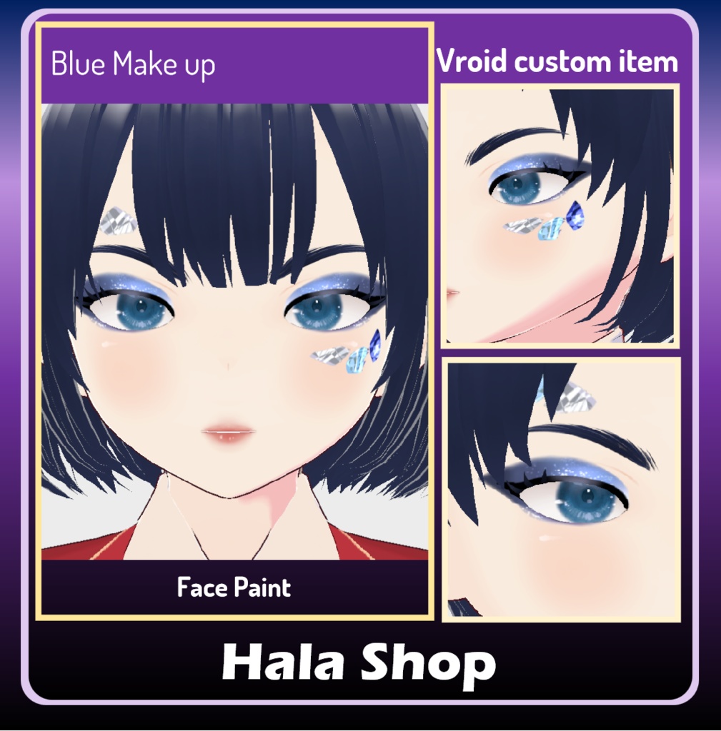 Blue Make up 