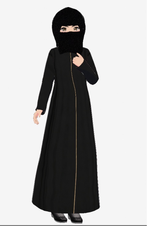 Black Abaya & Niqab Collection