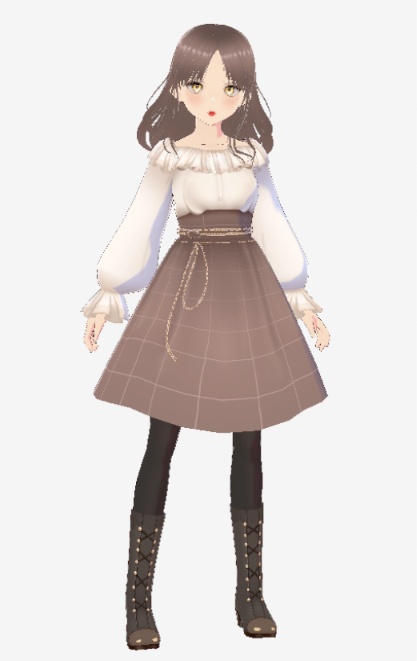 Luna's outfit & Character Vroid