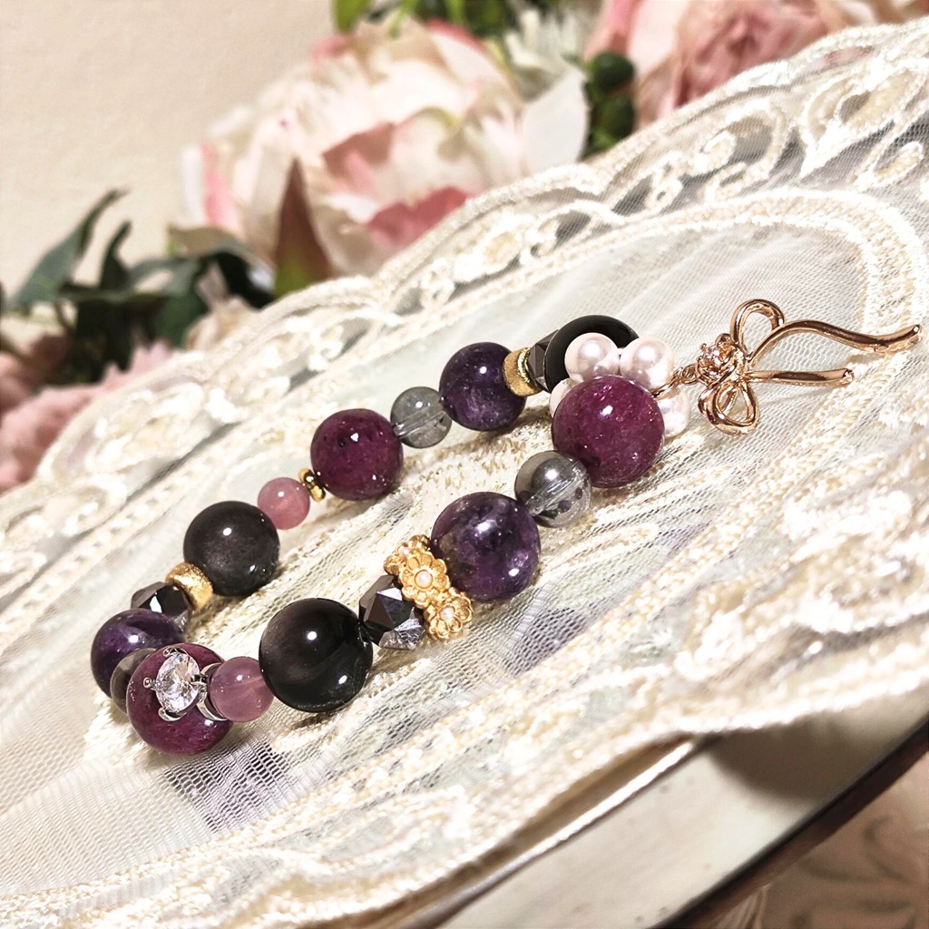 ✦ユリレイ/ウェディングブレスレット/天然石イメージアクセサリー