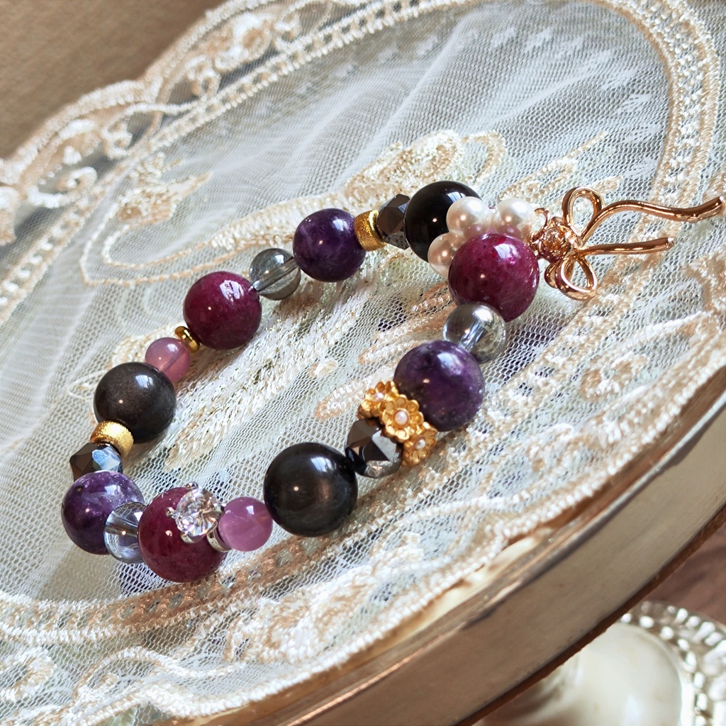 ✦ユリレイ/ウェディングブレスレット/天然石イメージアクセサリー