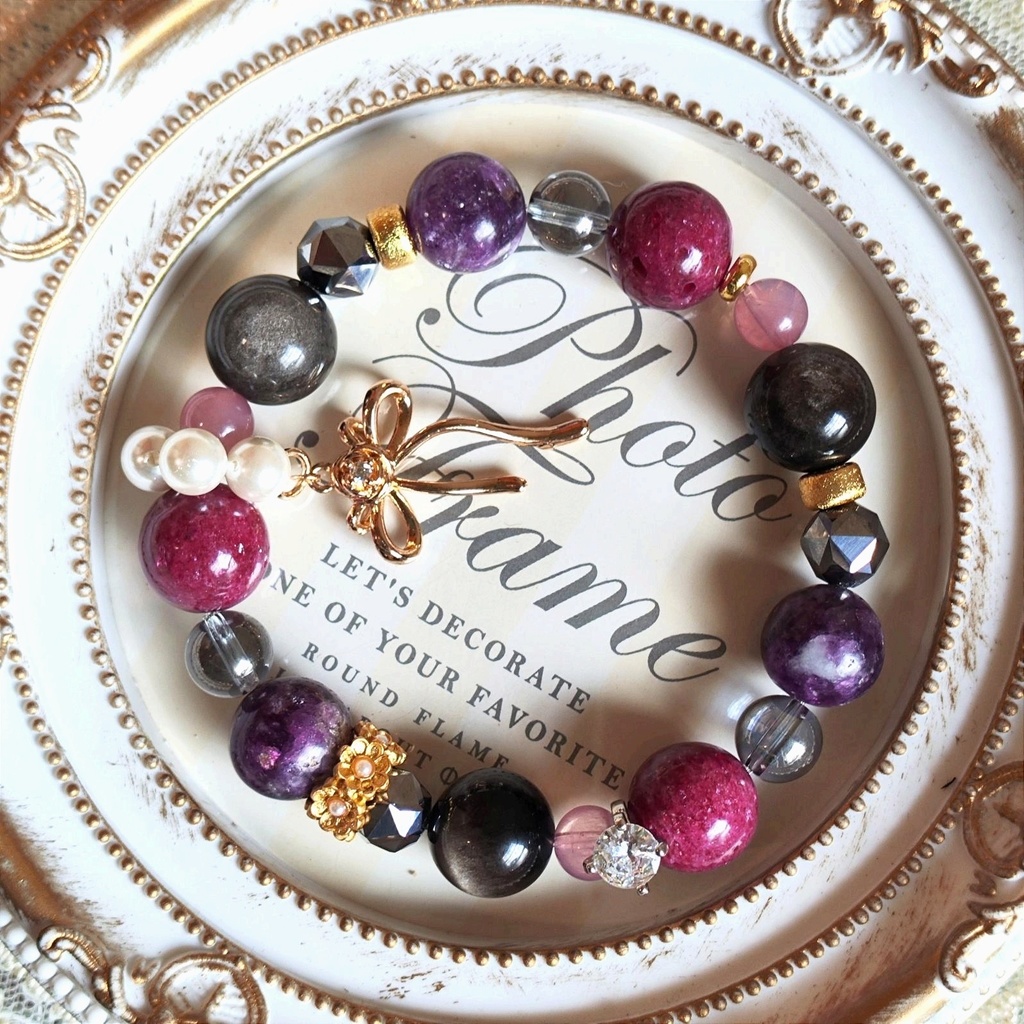 ✦ユリレイ/ウェディングブレスレット/天然石イメージアクセサリー