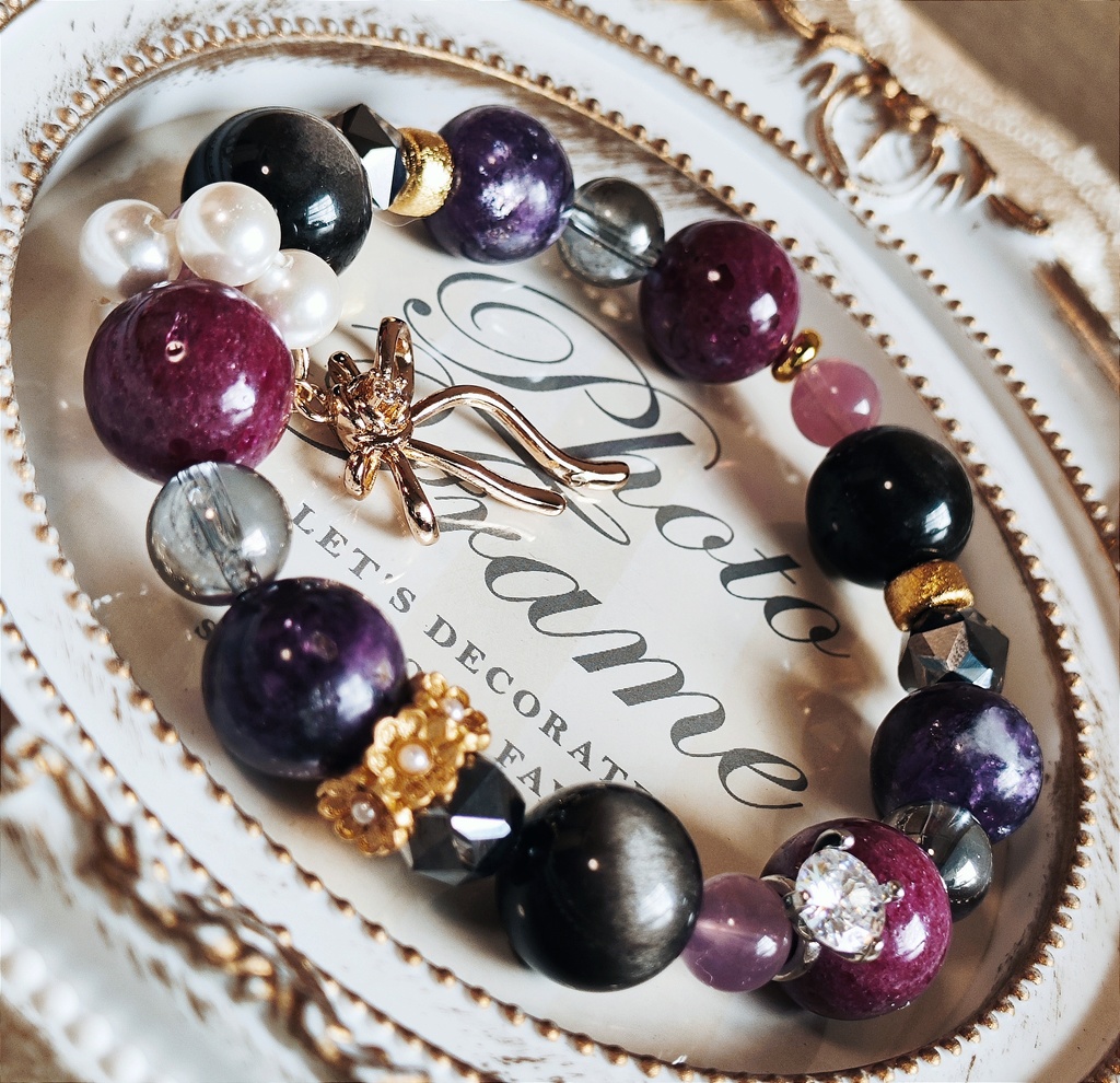 ✦ユリレイ/ウェディングブレスレット/天然石イメージアクセサリー