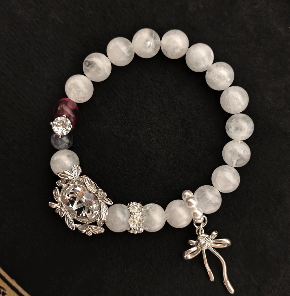 ✦ユリレイ/数量限定/ホワイトウェディングver./天然石イメージアクセサリー