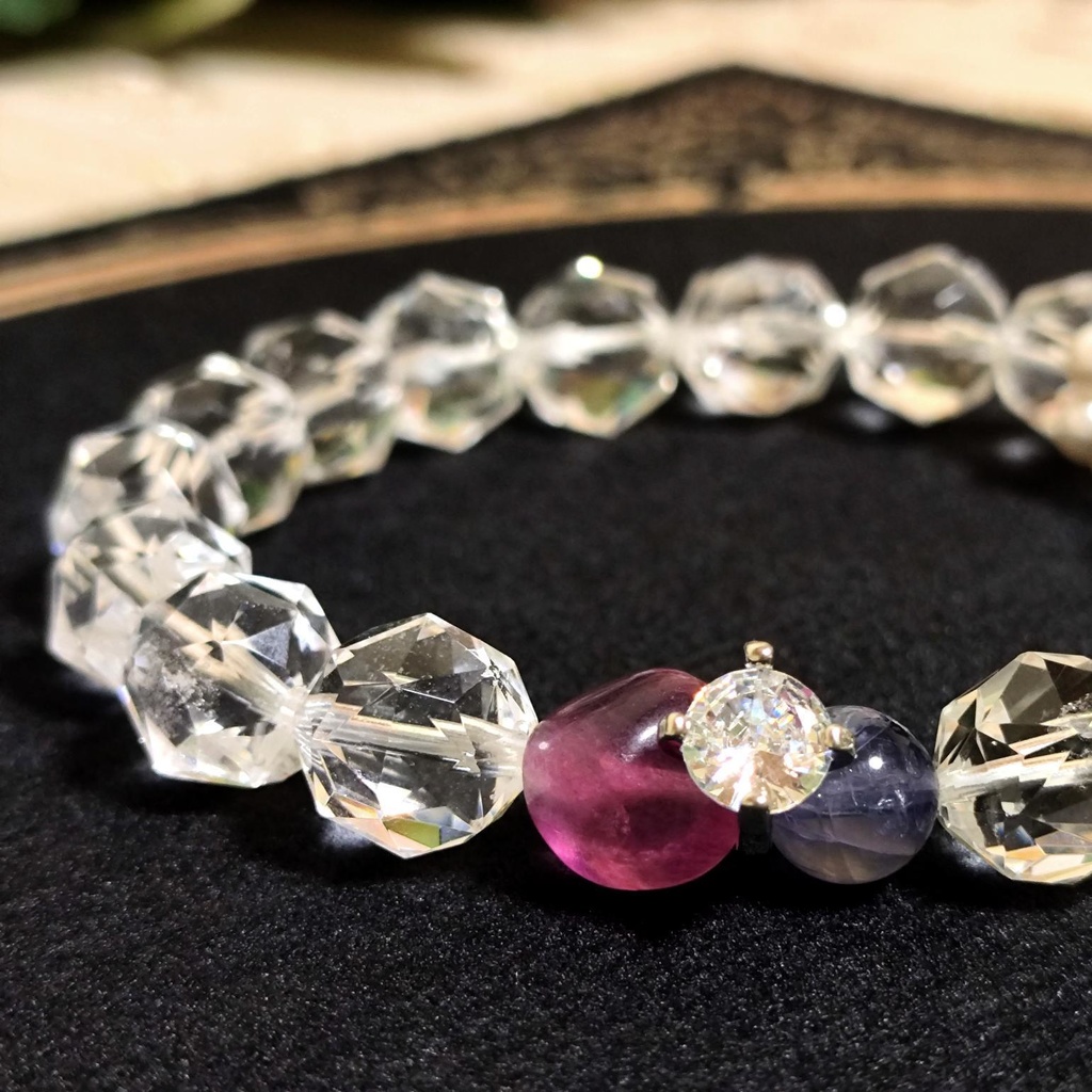 ✦ユリレイ/数量限定/ホワイトウェディングver./天然石イメージアクセサリー