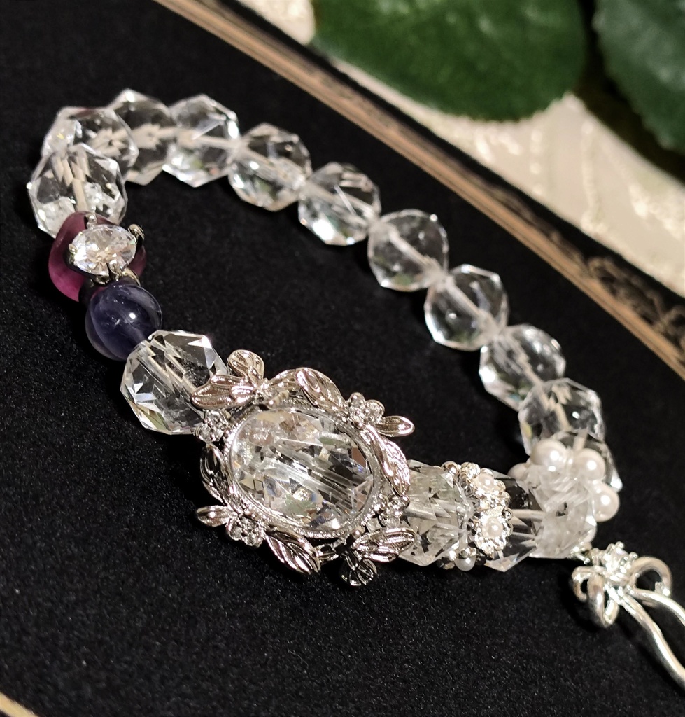 ✦ユリレイ/数量限定/ホワイトウェディングver./天然石イメージアクセサリー