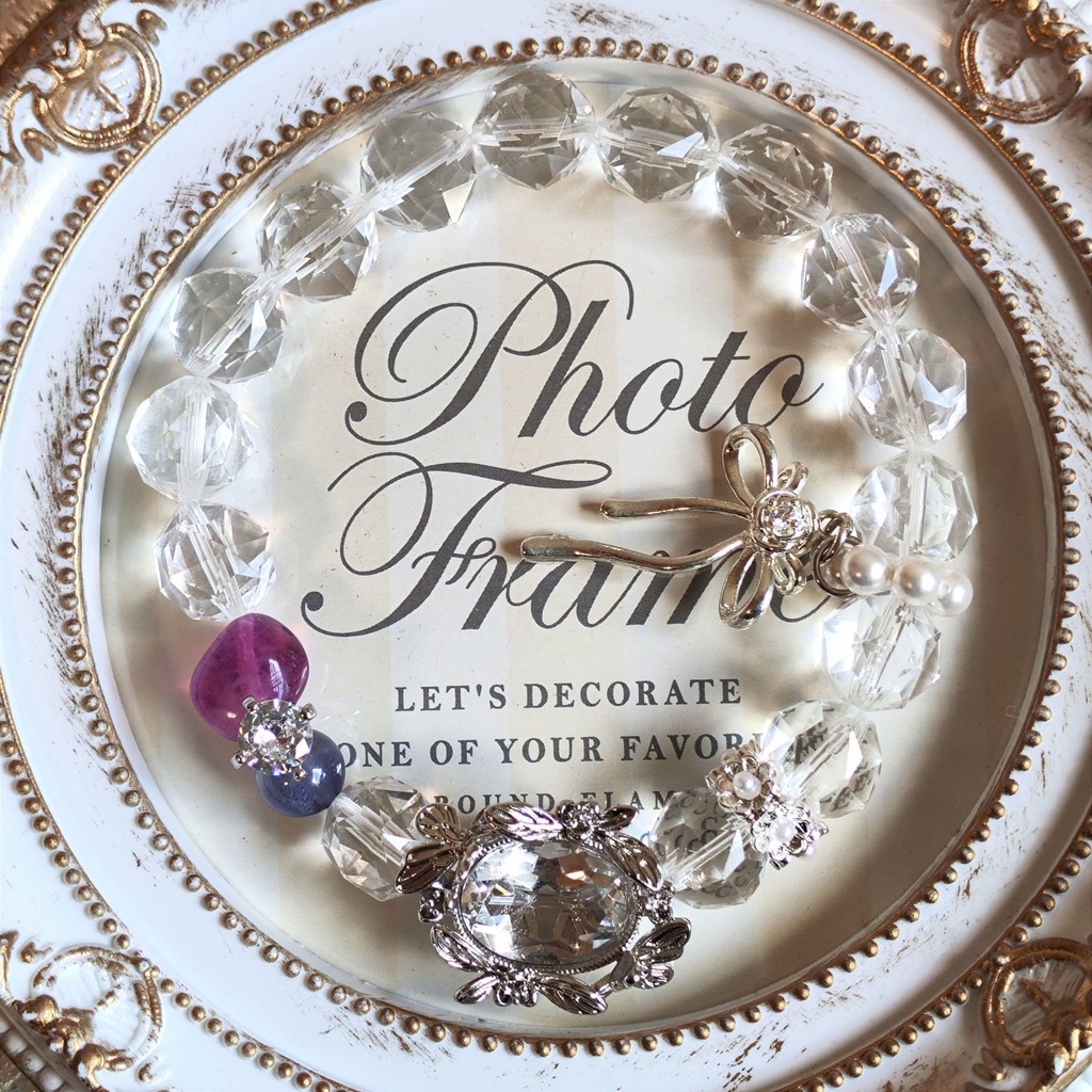 ✦ユリレイ/数量限定/ホワイトウェディングver./天然石イメージアクセサリー