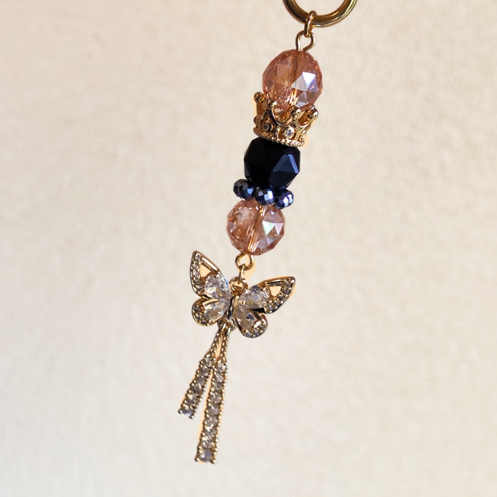 ✦ユリレイ/御守りキーホルダー/天然石イメージアクセサリー