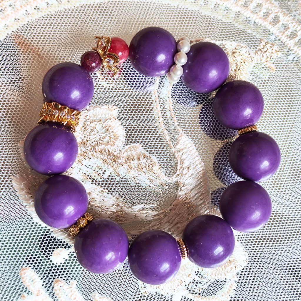 ✦テイルズ✦レイヴン✦天然石ブレスレット✦イメージアクセサリー✦