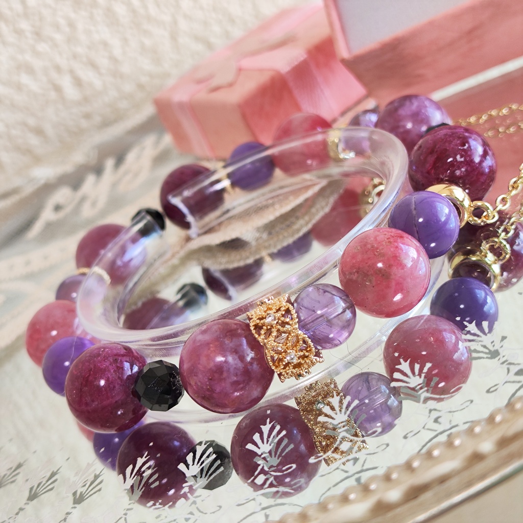 ✦テイルズ✦レイヴン✦天然石ブレスレット✦イメージアクセサリー✦