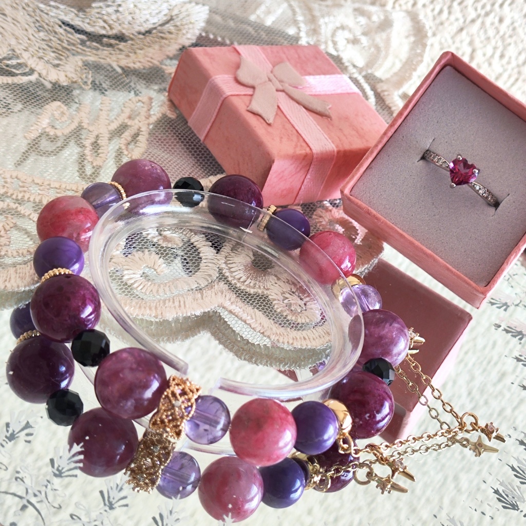 ✦テイルズ✦レイヴン✦天然石ブレスレット✦イメージアクセサリー✦