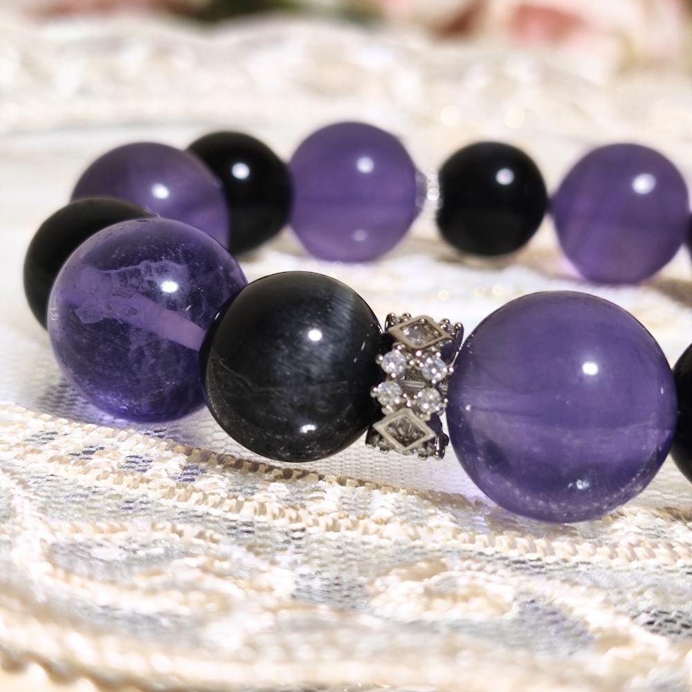 ✦テイルズ✦ユーリ・ローウェル✦天然石ブレスレット✦イメージアクセサリー✦