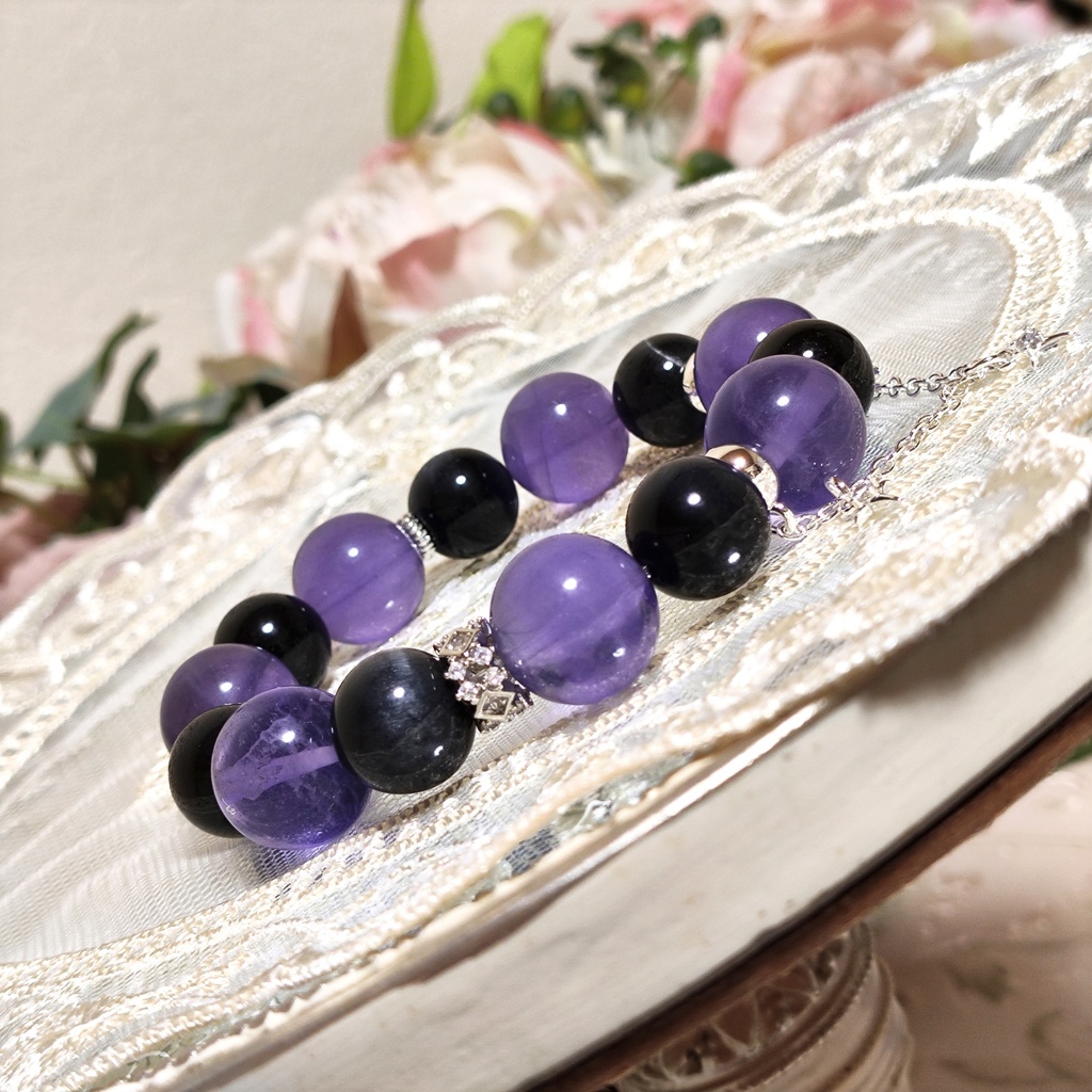 ✦テイルズ✦ユーリ・ローウェル✦天然石ブレスレット✦イメージアクセサリー✦