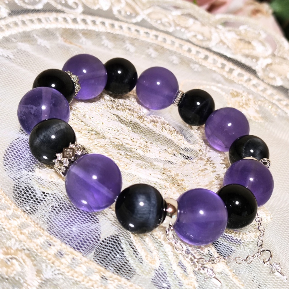 ✦テイルズ✦ユーリ・ローウェル✦天然石ブレスレット✦イメージアクセサリー✦