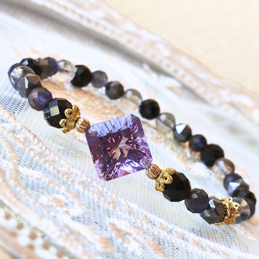 ✦テイルズ✦宝石シリーズ✦ユーリ・ローウェル✦天然石ブレスレット✦イメージアクセサリー✦