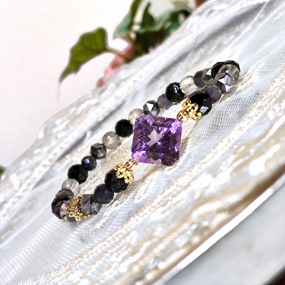 ✦テイルズ✦宝石シリーズ✦ユーリ・ローウェル✦天然石ブレスレット✦イメージアクセサリー✦