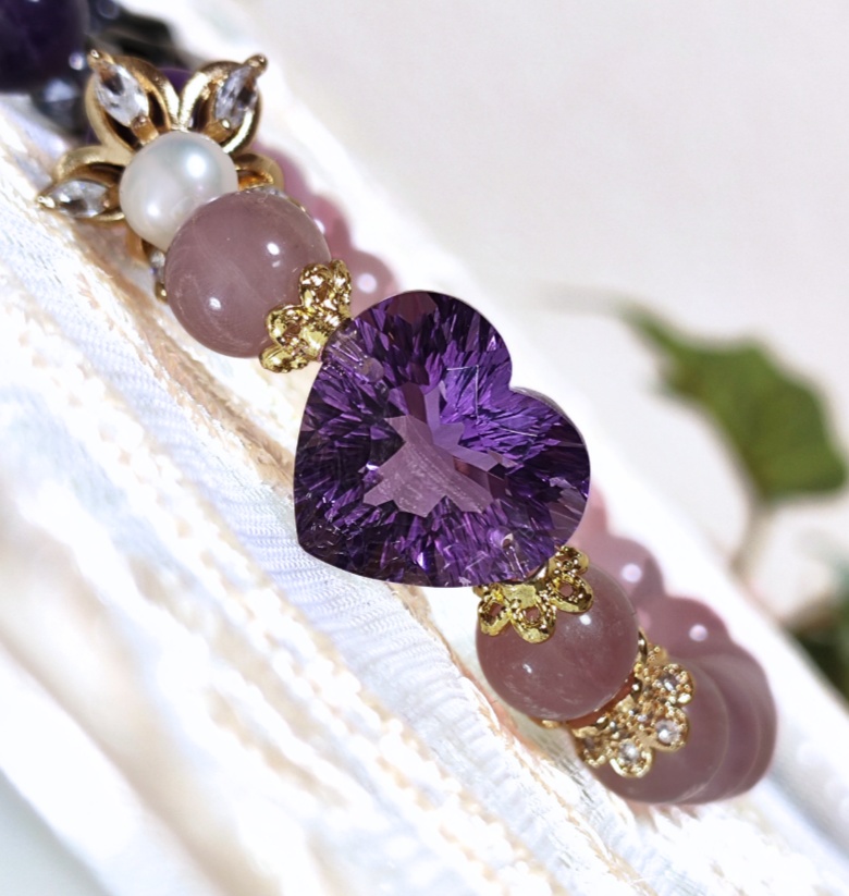 ✦テイルズ✦宝石シリーズ✦レイヴン✦天然石ブレスレット✦イメージアクセサリー✦