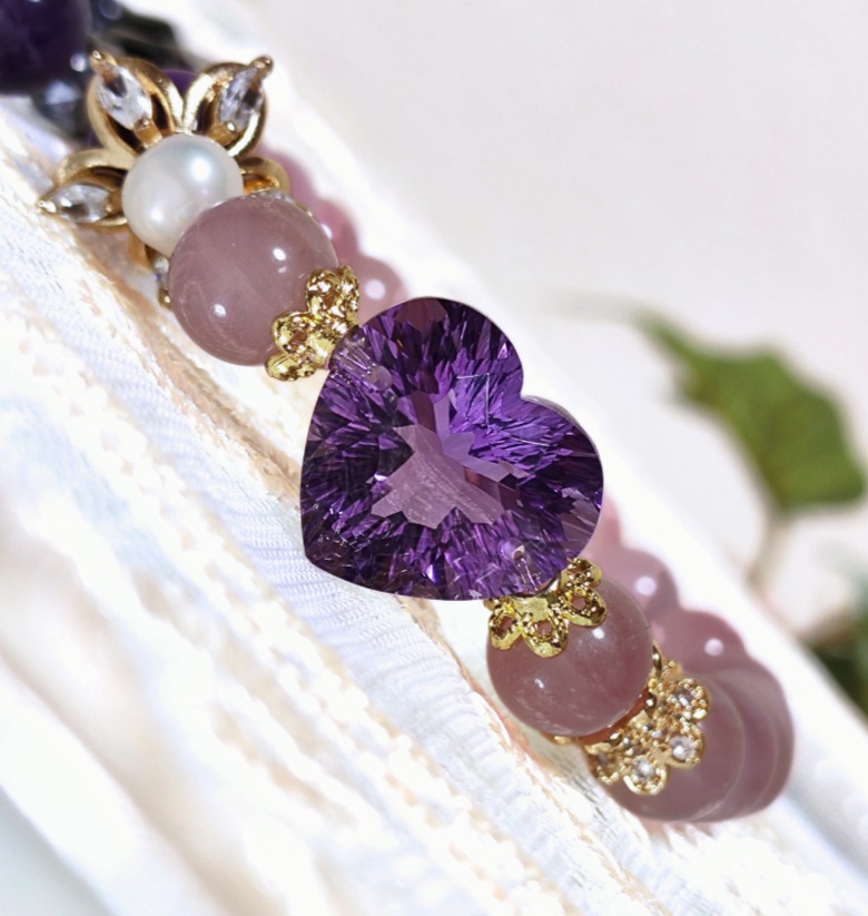 ✦テイルズ✦宝石シリーズ✦レイヴン✦天然石ブレスレット✦イメージアクセサリー✦