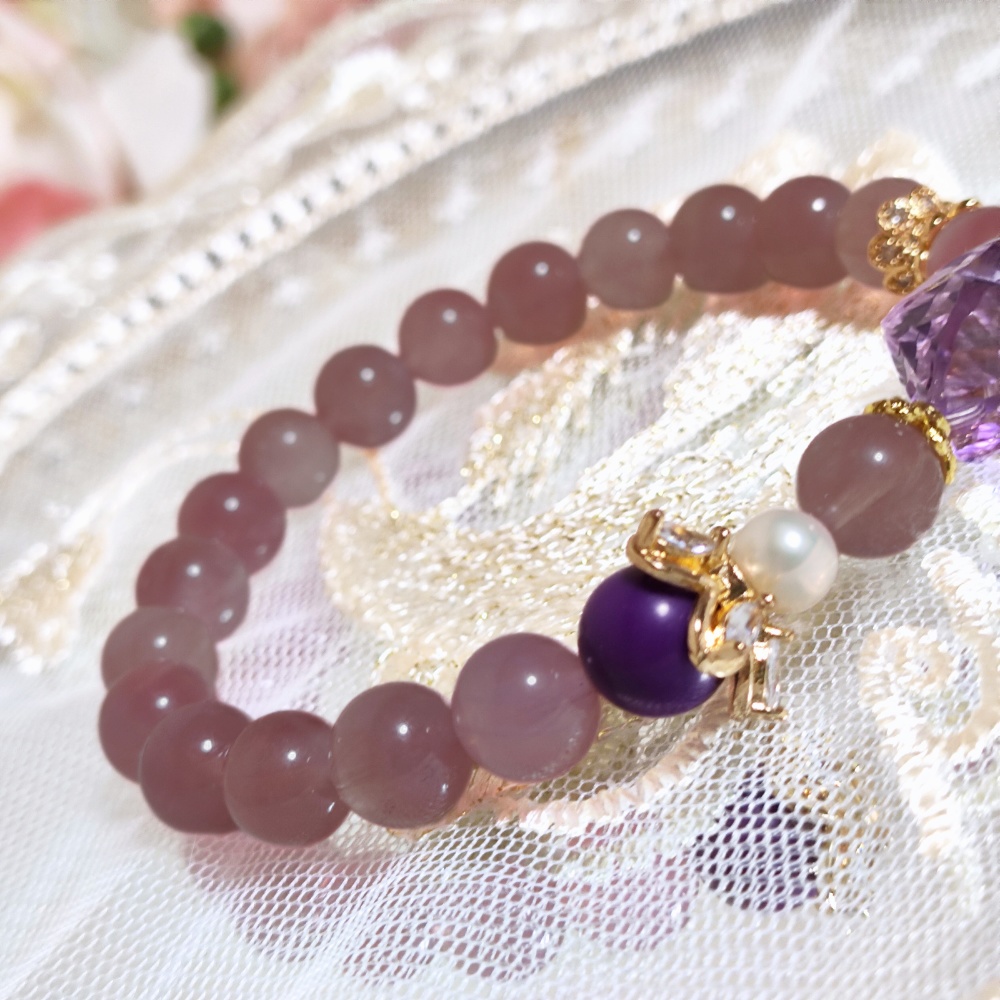 ✦テイルズ✦宝石シリーズ✦レイヴン✦天然石ブレスレット✦イメージアクセサリー✦