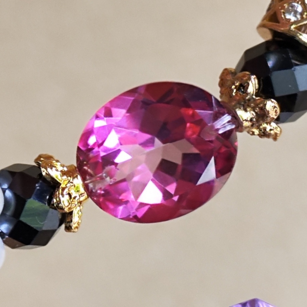 ✦テイルズ✦宝石シリーズ✦レイヴン✦天然石ブレスレット✦イメージアクセサリー✦