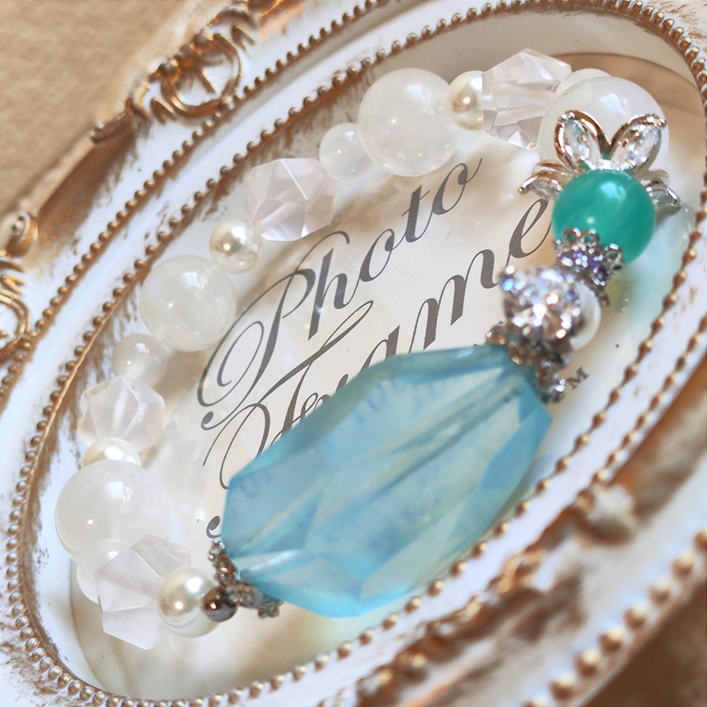 ✦鹿紫雲一✦天然石ブレスレット✦イメージアクセサリー✦