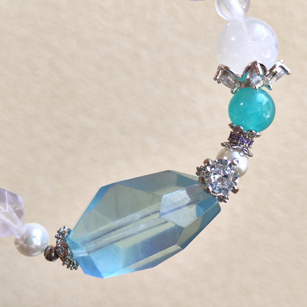 ✦鹿紫雲一✦天然石ブレスレット✦イメージアクセサリー✦