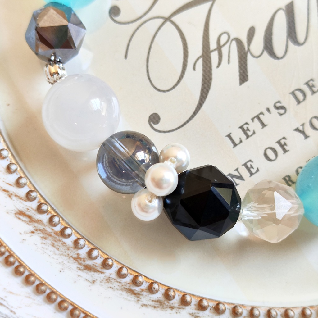 ✦五条悟✦天然石ブレスレット✦イメージアクセサリー✦