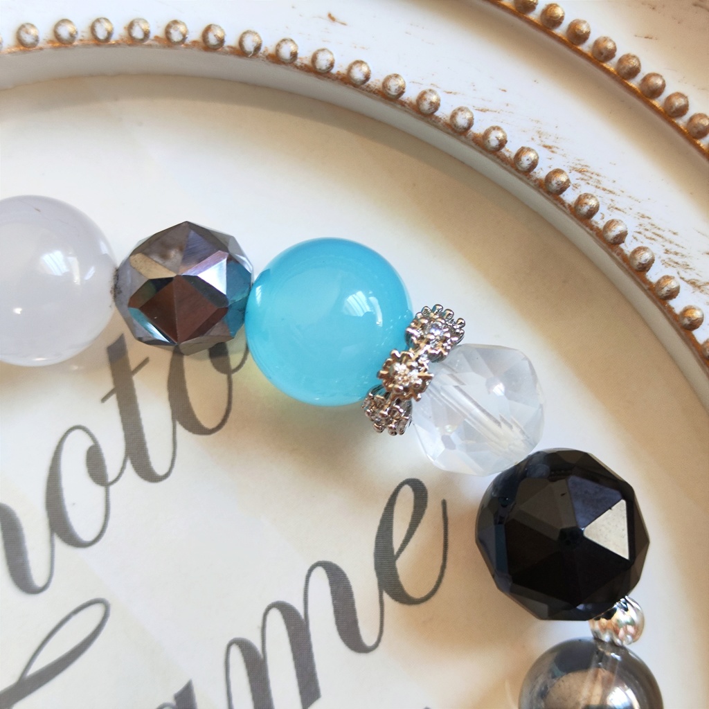 ✦五条悟✦天然石ブレスレット✦イメージアクセサリー✦