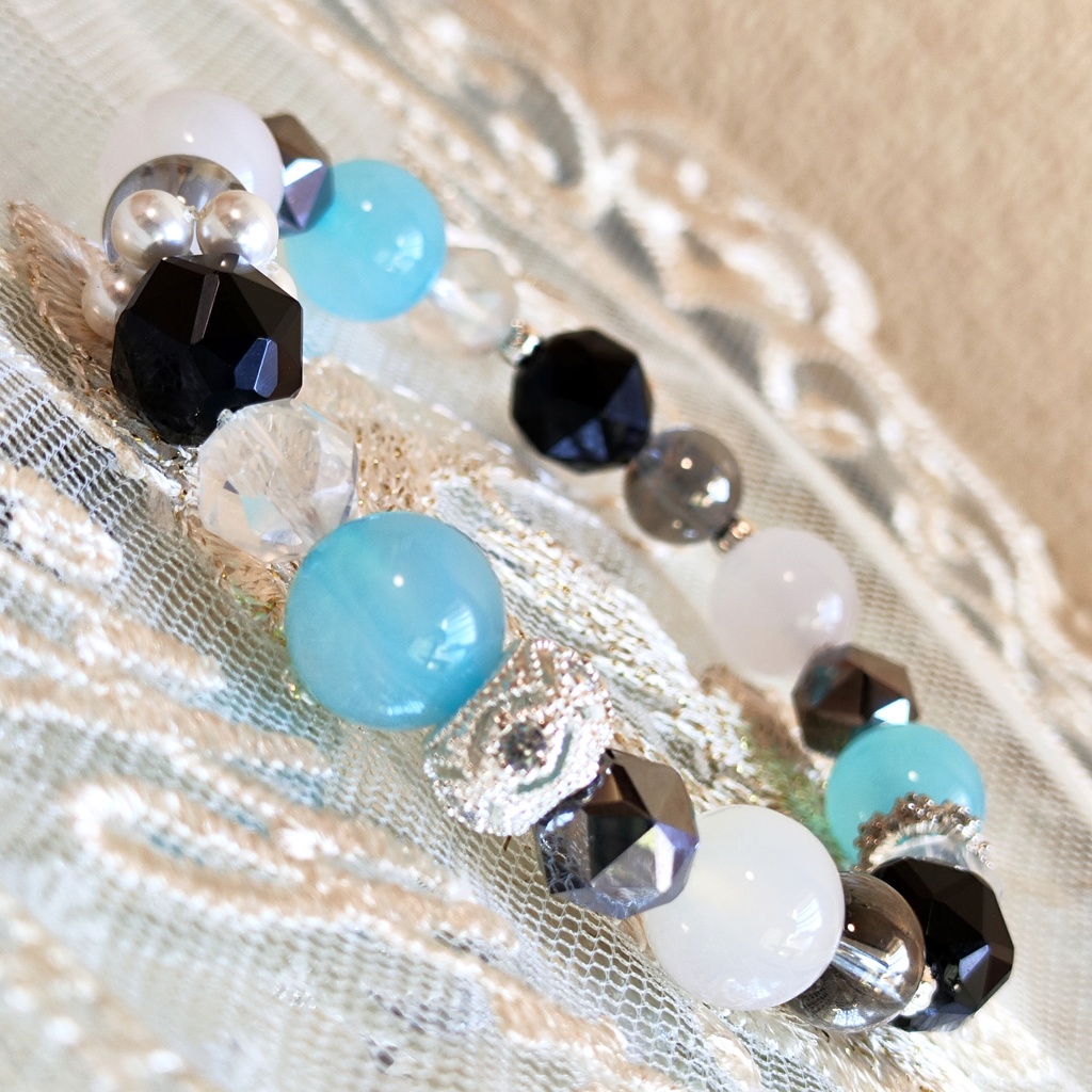 ✦五条悟✦天然石ブレスレット✦イメージアクセサリー✦