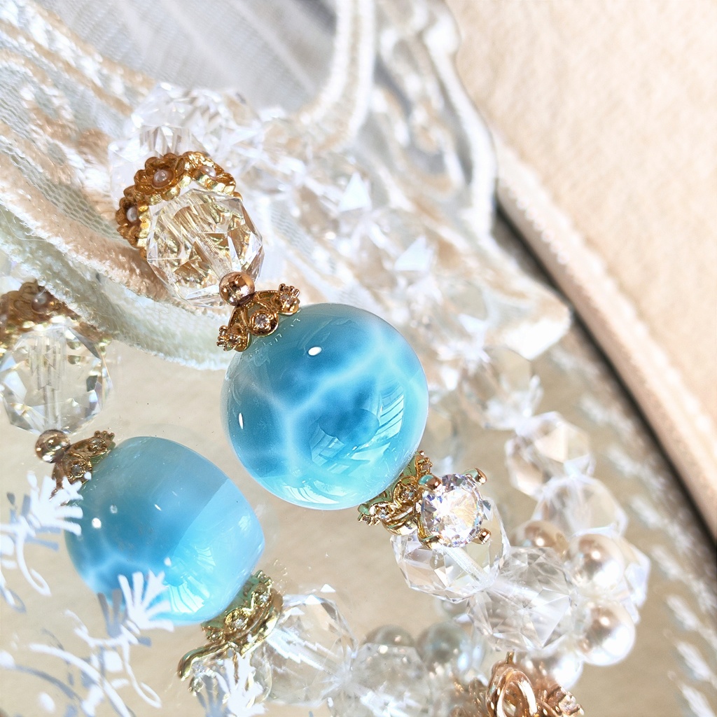 ✦五条悟✦天然石ブレスレット✦イメージアクセサリー✦