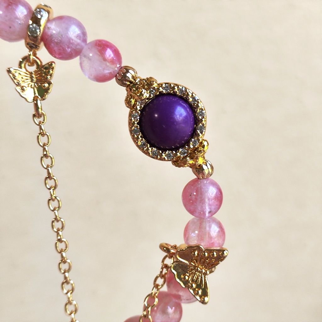 ✦テイルズ✦アリーヴェデルチ✦レイヴン✦天然石ブレスレット✦イメージアクセサリー✦