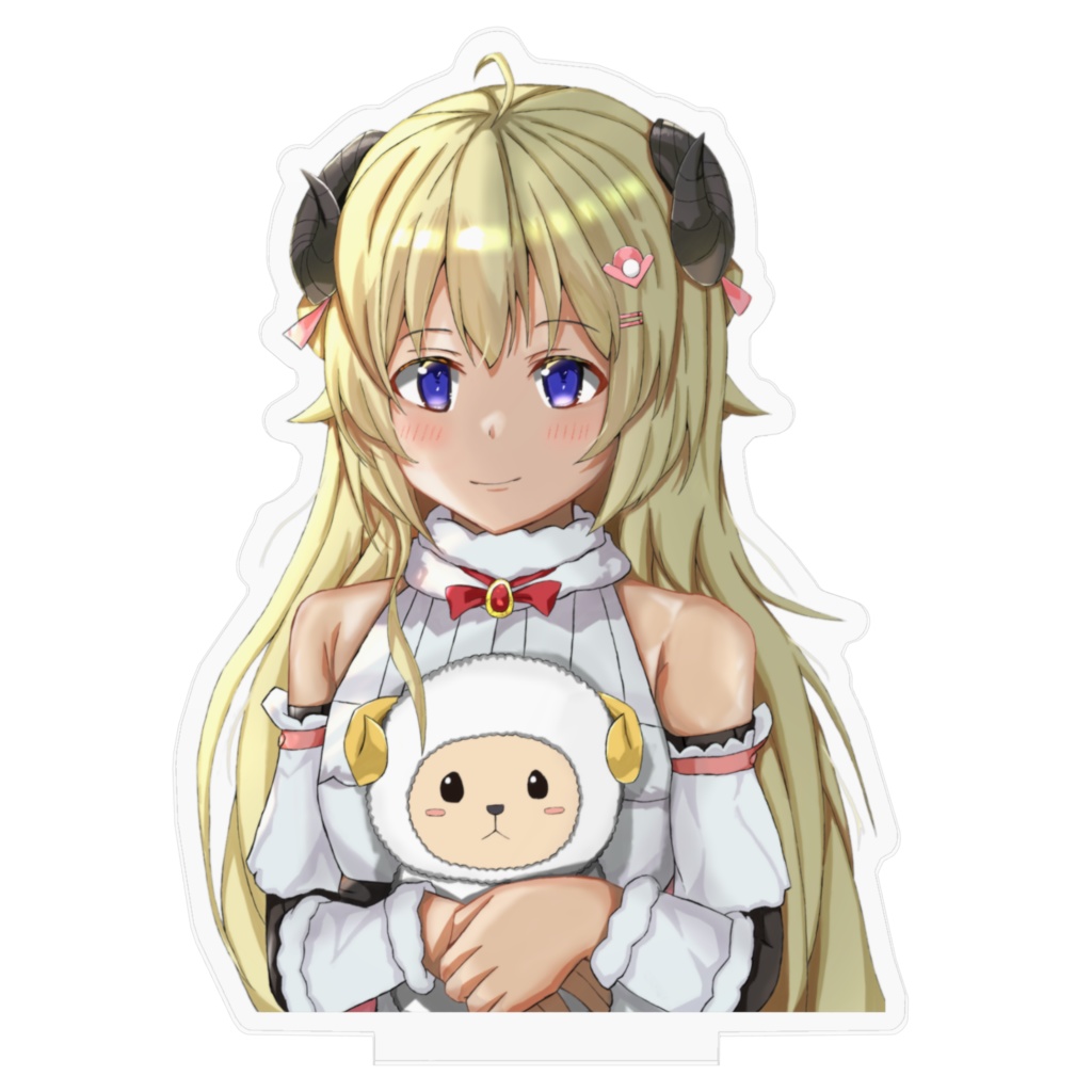 ホロライブ4期生角巻わためとわためいとぬいぐるみ アクリルフィギュア