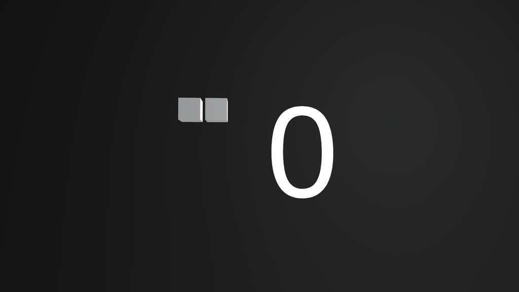 【無料】数字カウンターギミック