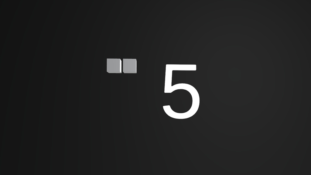 【無料】数字カウンターギミック