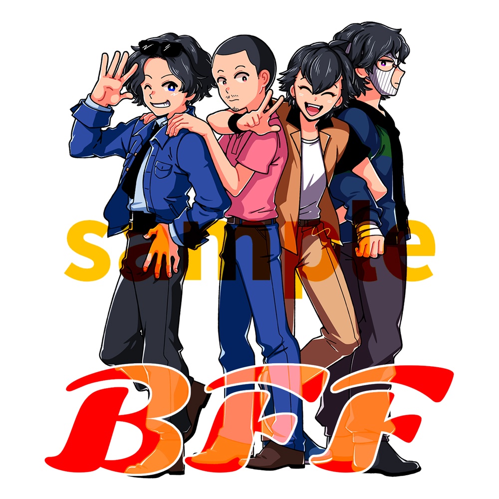 四少BFFステッカー