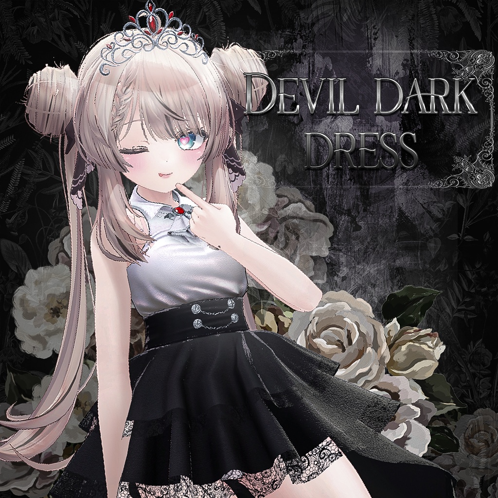 【MANUKA】 Devil Dark Dress
