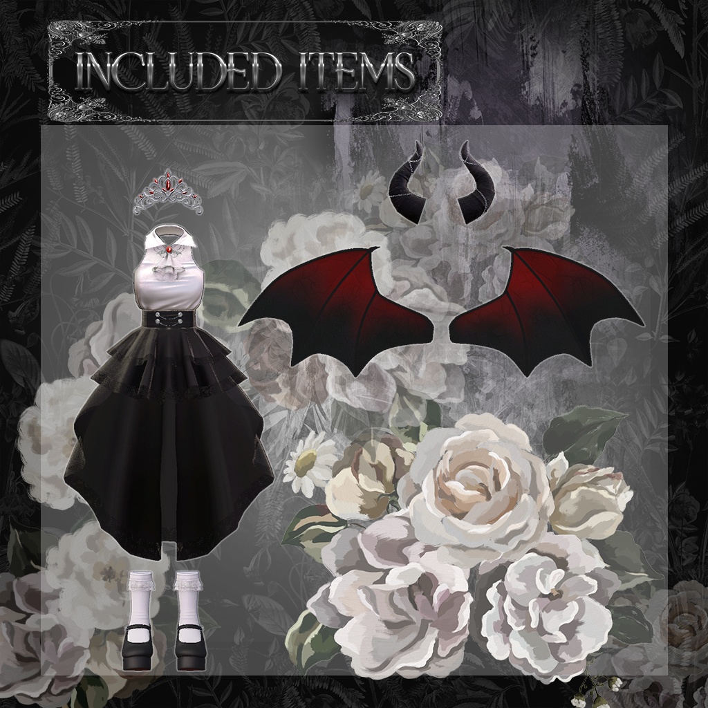 【MANUKA】 Devil Dark Dress